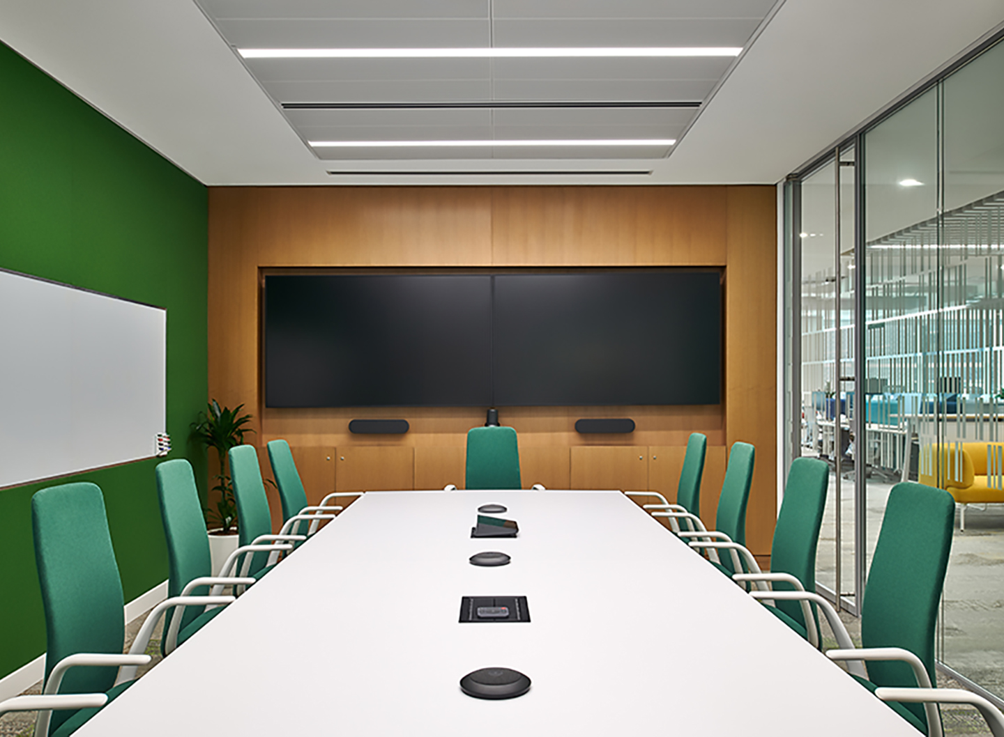 Shell chose the Nia chair for most meeting rooms due to its versatile design and ergonomic comfort without complex adjustments.