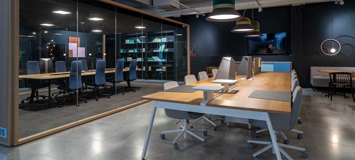 Haworth Schweiz: Showroom Pavillon Menzikenby Marco Sieber