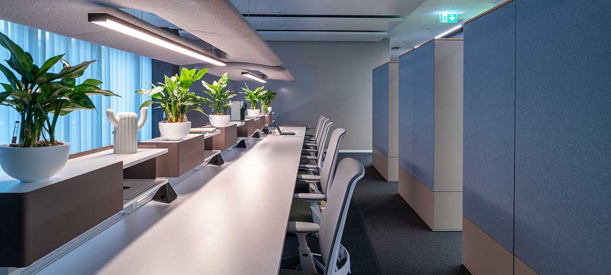 Haworth Schweiz: Showroom Andreasturm Zürichby Marco Sieber