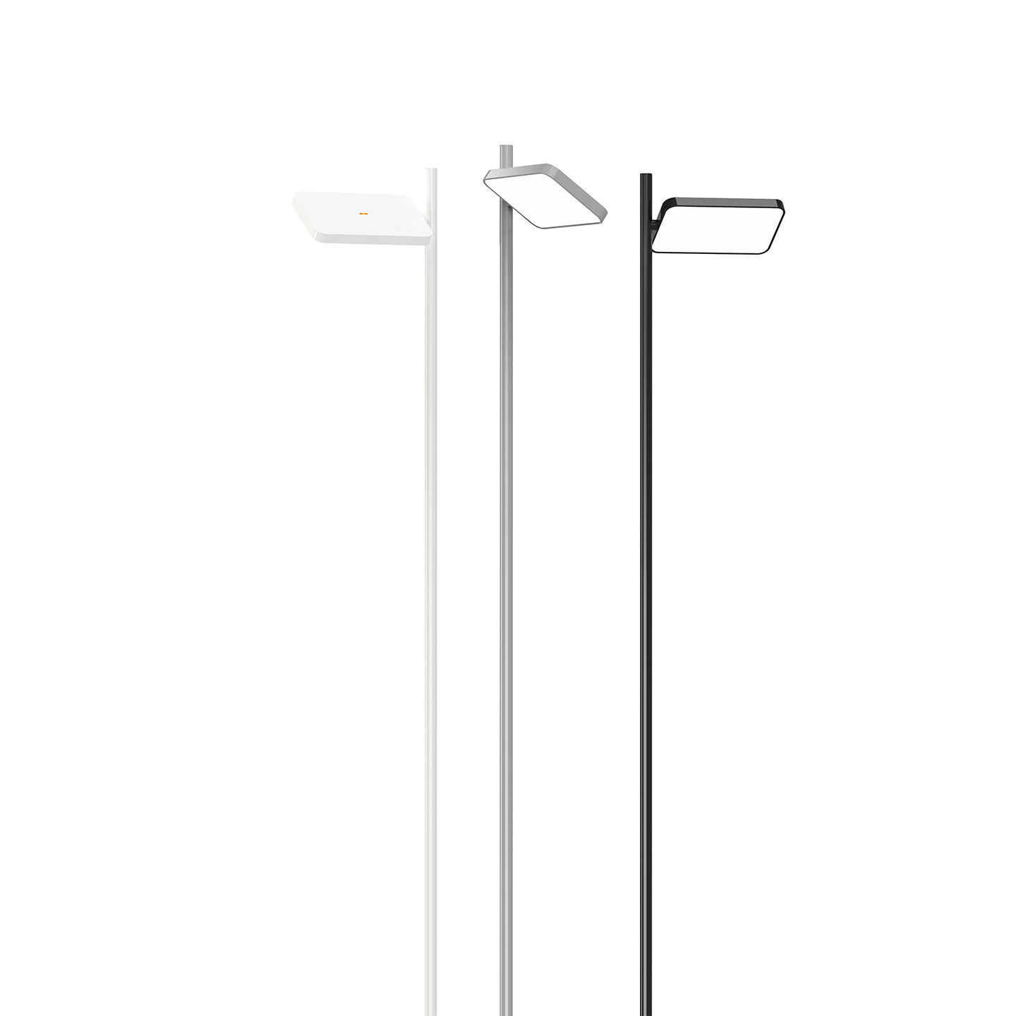 Haworth Talia Lighting by Pablo Designs in white color, grey color, and black color