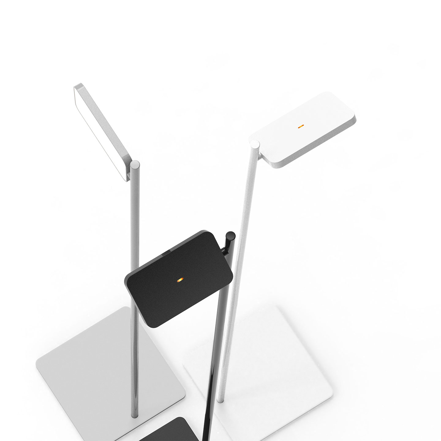 Haworth Talia Lighting by Pablo Designs in grey color, white color, and black color