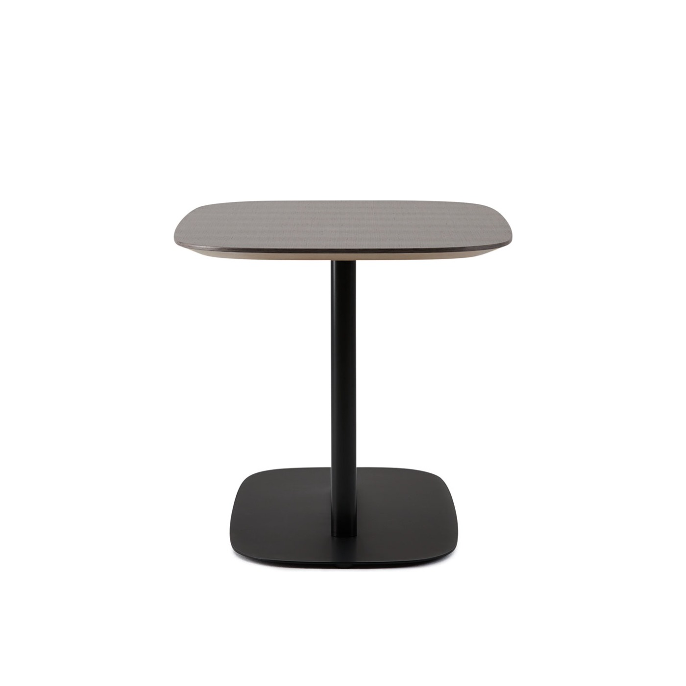 Haworth Pip Collaborative Table in grey with black base