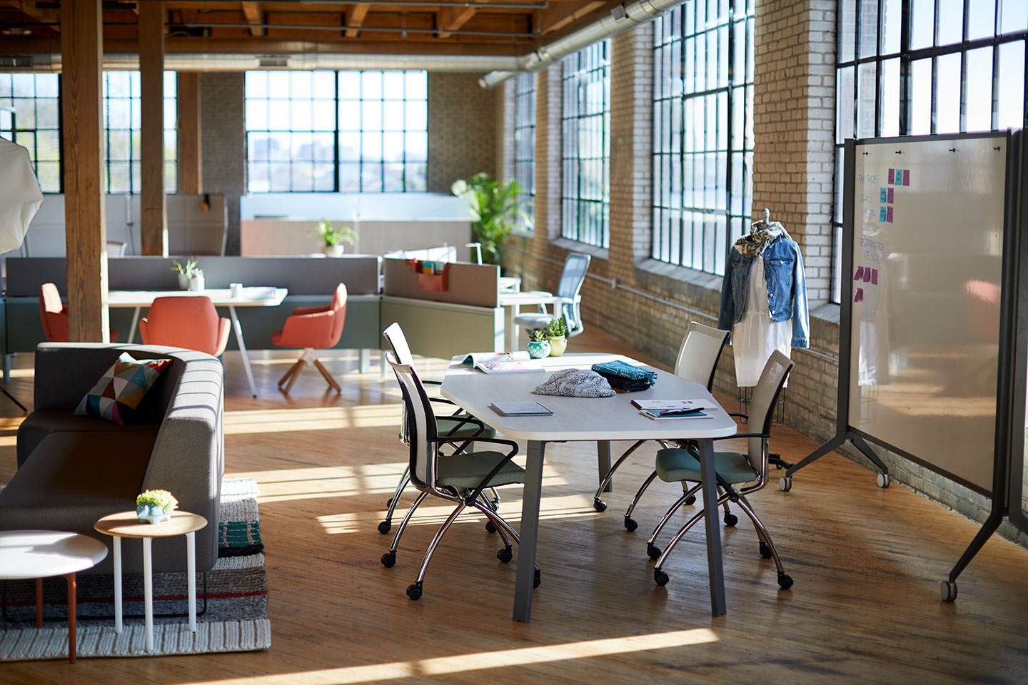 X99 Seminar chairs in open workspace 