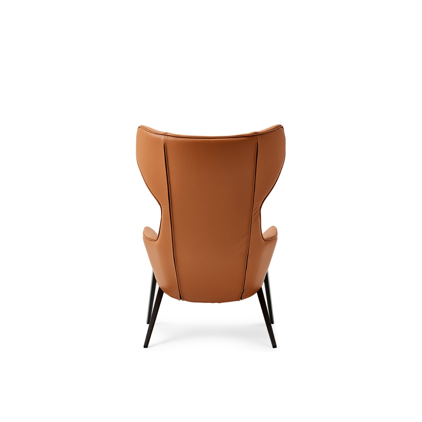 Detail back shot of the P22 Lounge chair in Ambra