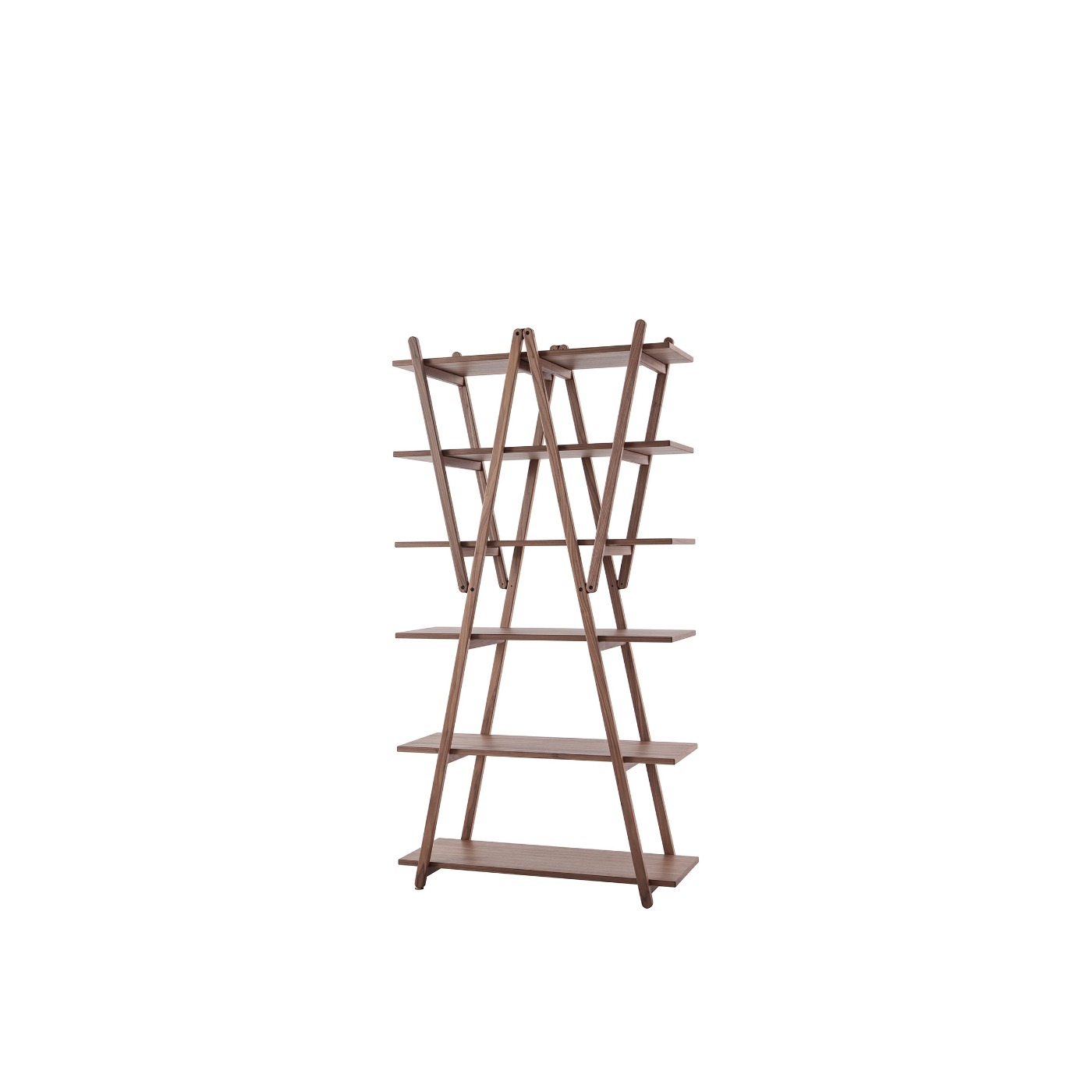 Nuvola Rossa Bookshelf in dark wood