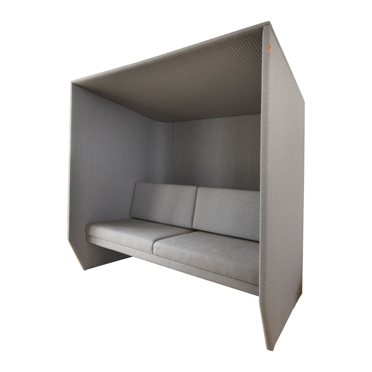 Haworth BuzziHub Booth in grey color