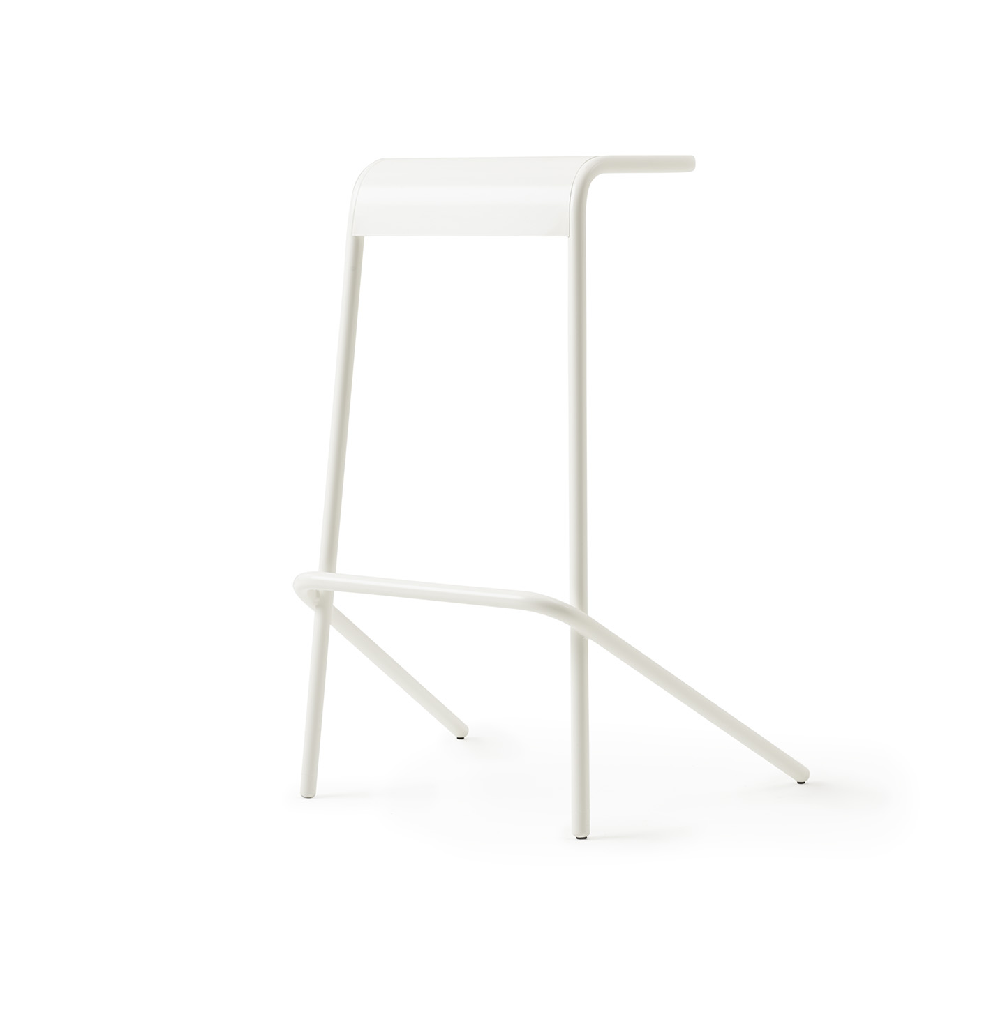 Haworth Alodia white high and low stool 