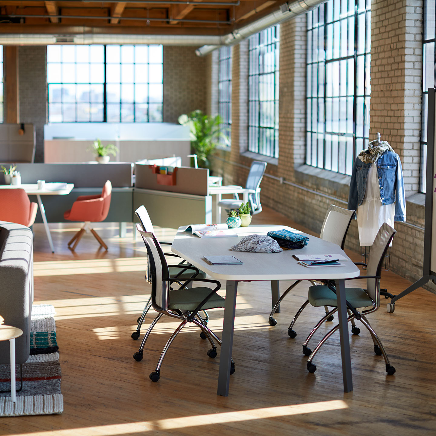 X99 Seminar chairs in open workspace 