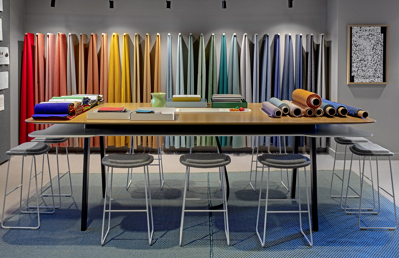 Haworth Neocon Showroom showing desinger area